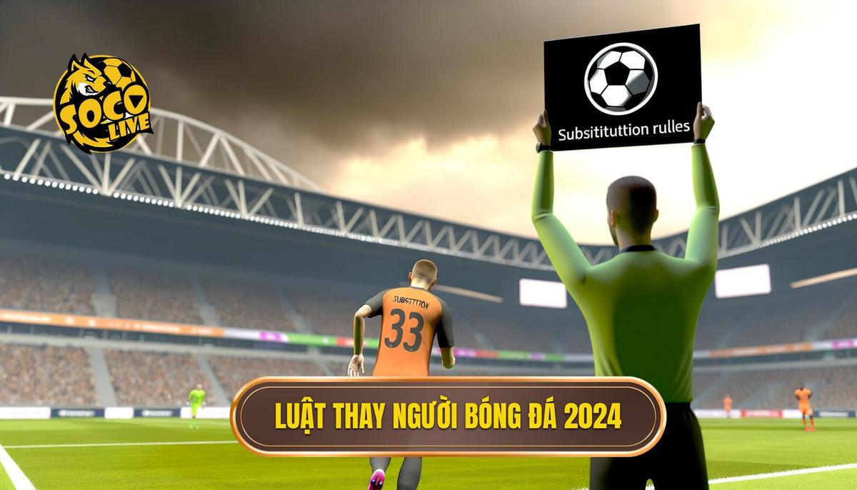 Luật thay người mới nhất trong bóng đá 2 Luật thay người mới nhất trong bóng đá năm 2024