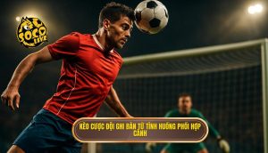 Kèo cược đội ghi bàn từ tình huống phối hợp cánh