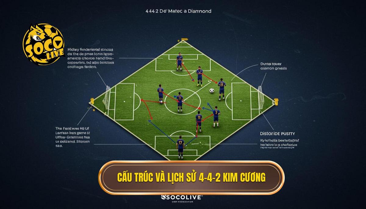 Phần 1_ Cấu Trúc Cơ Bản và Lịch Sử Phát Triển của 4-4-2 Kim Cương